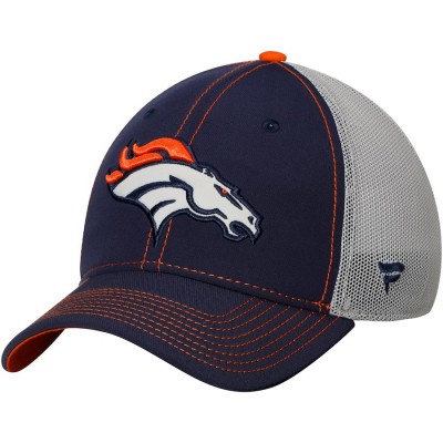Men's Denver Broncos NFL Pro Line by Fanatics Branded Navy Modern Classic Stretch Fit Flex Hat 2762264
